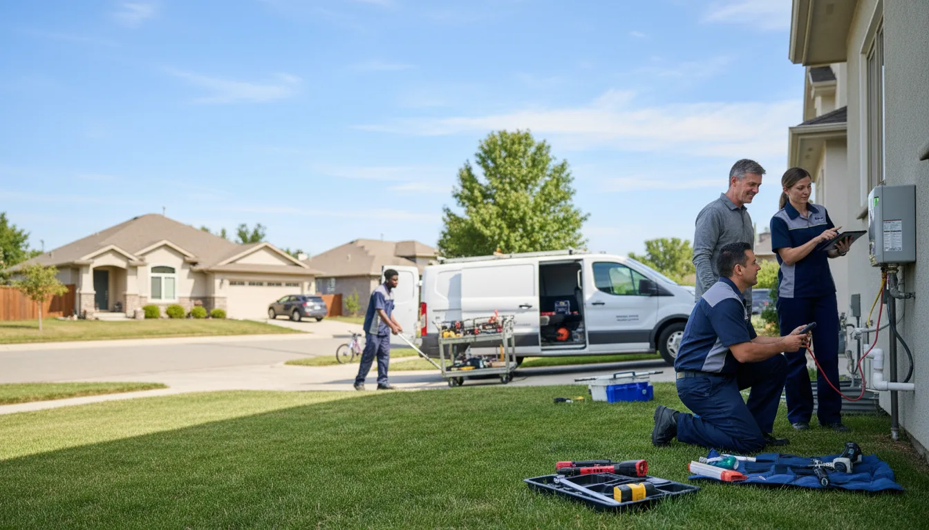 Tankless water heater service in Washington, UT